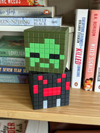 Minecraft Stationary Holders OR Decorative Plant Pot - Zombie, Spider | Retro Cozy Gaming | Kids videogame gift | Cute Office Table Decor