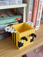Minecraft Stationary Holders OR Decorative Plant Pot - Chicken, Bee, Mooshroom Cow | Cozy Gaming | Kids Videogame Gift | Office Table Decor