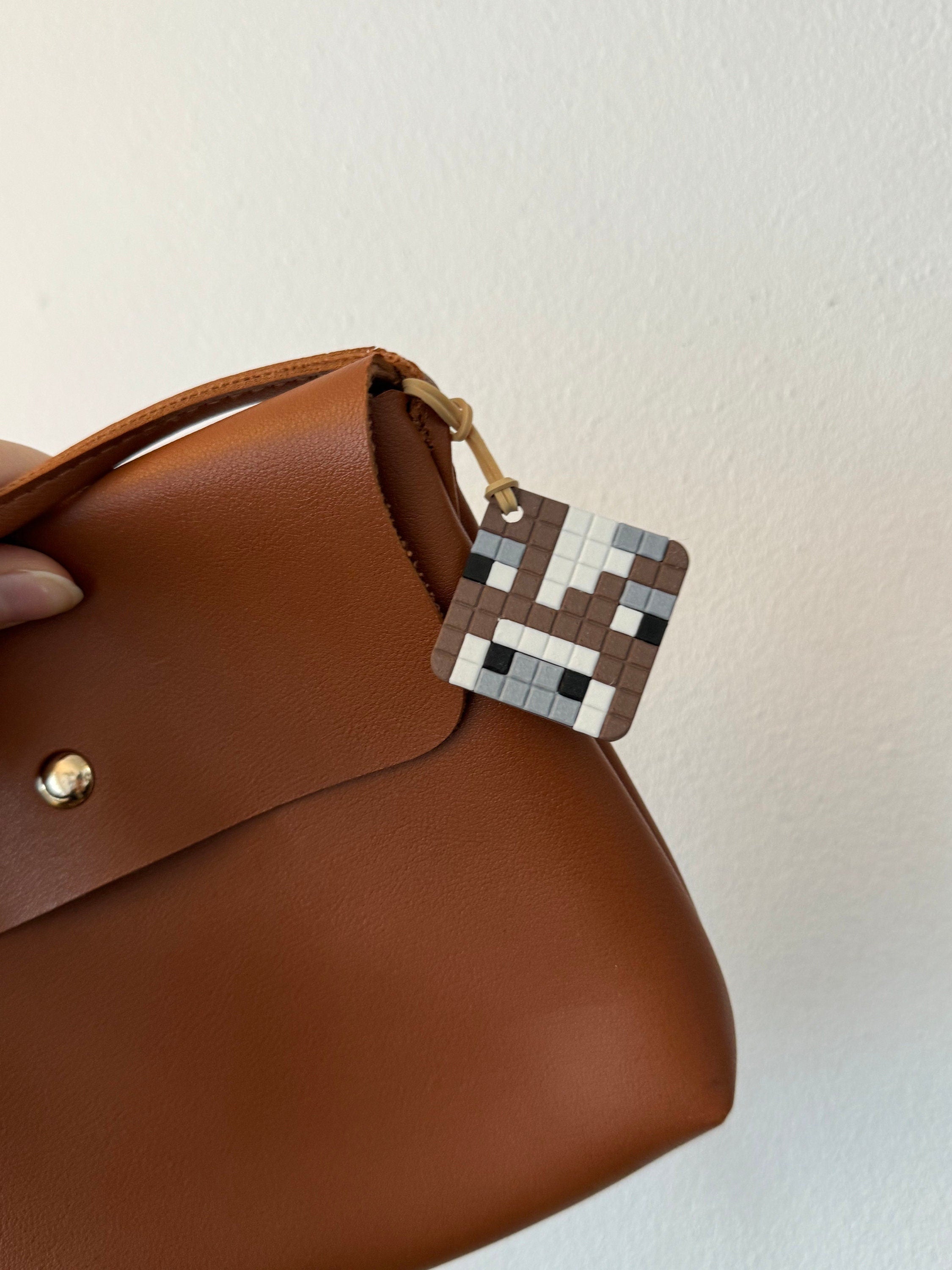 Minecraft Pixel Keychains | Retro Cozy Gaming Colourful | Kids videogame gift | Cute keyring accessory | Cool School bag accessory