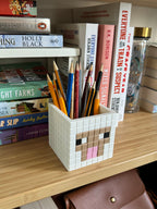 Minecraft Stationary Holders OR Decorative Plant Pot - Cow, Pig, Sheep | Retro Cozy Gaming | Kids videogame gift | Cute Office Table Decor
