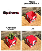 Minecraft Stationary Holders OR Decorative Plant Pot - Chicken, Bee, Mooshroom Cow | Cozy Gaming | Kids Videogame Gift | Office Table Decor