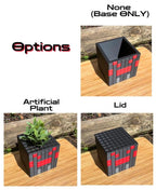 Minecraft Stationary Holders OR Decorative Plant Pot - Zombie, Spider | Retro Cozy Gaming | Kids videogame gift | Cute Office Table Decor