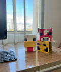 Minecraft Stationary Holders OR Decorative Plant Pot - Chicken, Bee, Mooshroom Cow | Cozy Gaming | Kids Videogame Gift | Office Table Decor