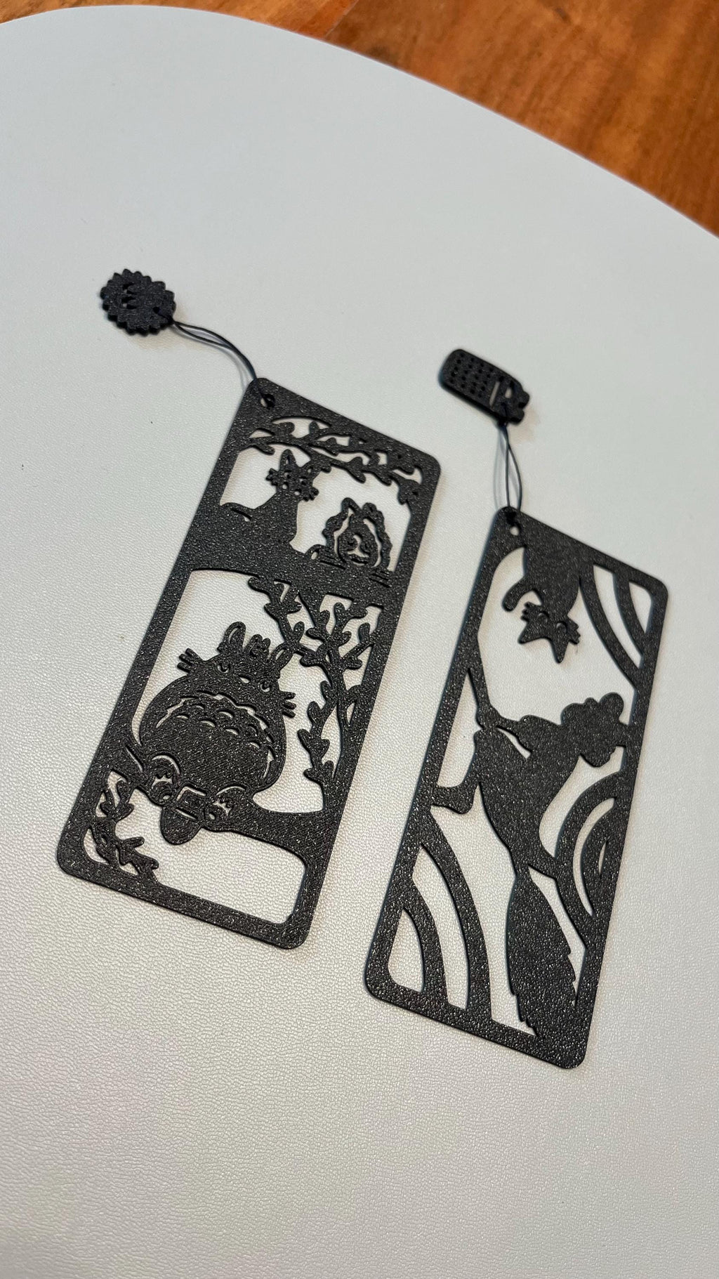 Studio Ghibli Bookmark with Charm - Totoro Kiki Spirited Away