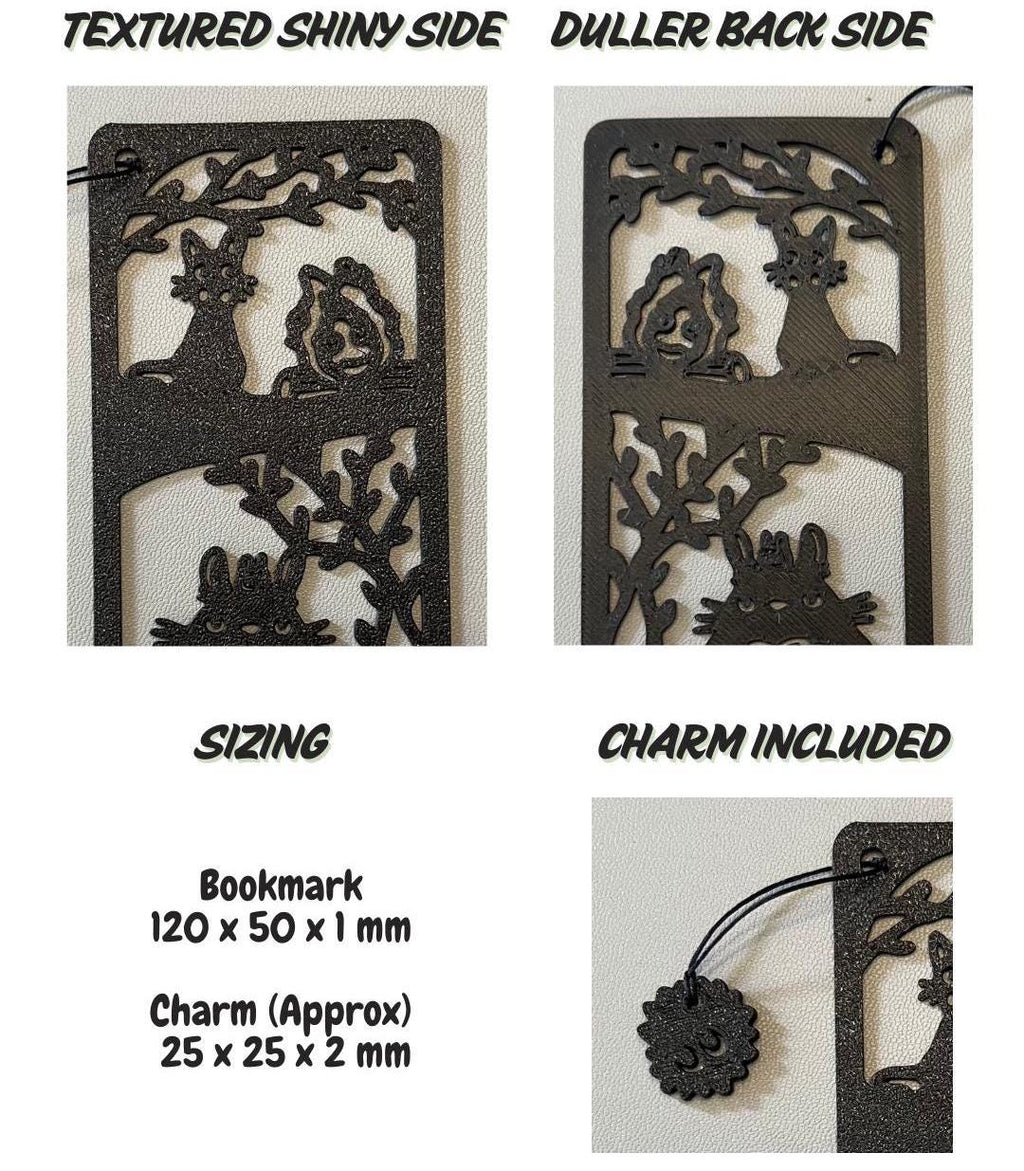 Studio Ghibli Bookmark with Charm - Totoro Kiki Spirited Away