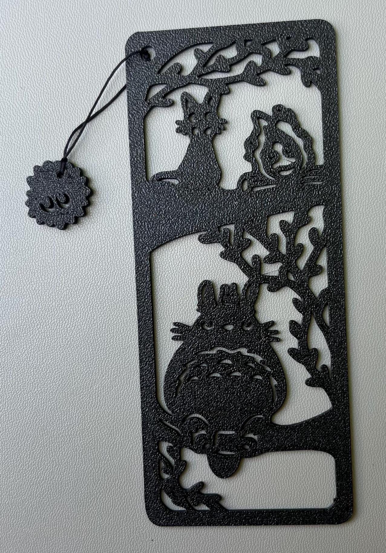Studio Ghibli Bookmark with Charm - Totoro Kiki Spirited Away