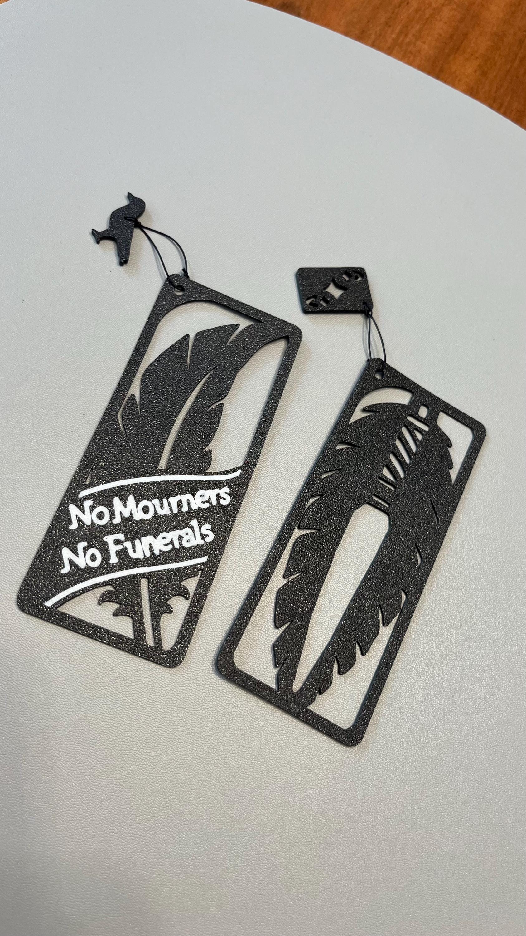 Six of Crows Bookmark with Charm - Gishaverse Fantasy Decor