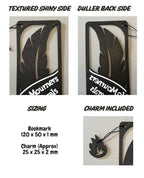 Six of Crows Bookmark with Charm - Gishaverse Fantasy Decor