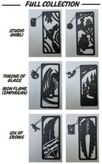 Six of Crows Bookmark with Charm - Gishaverse Fantasy Decor