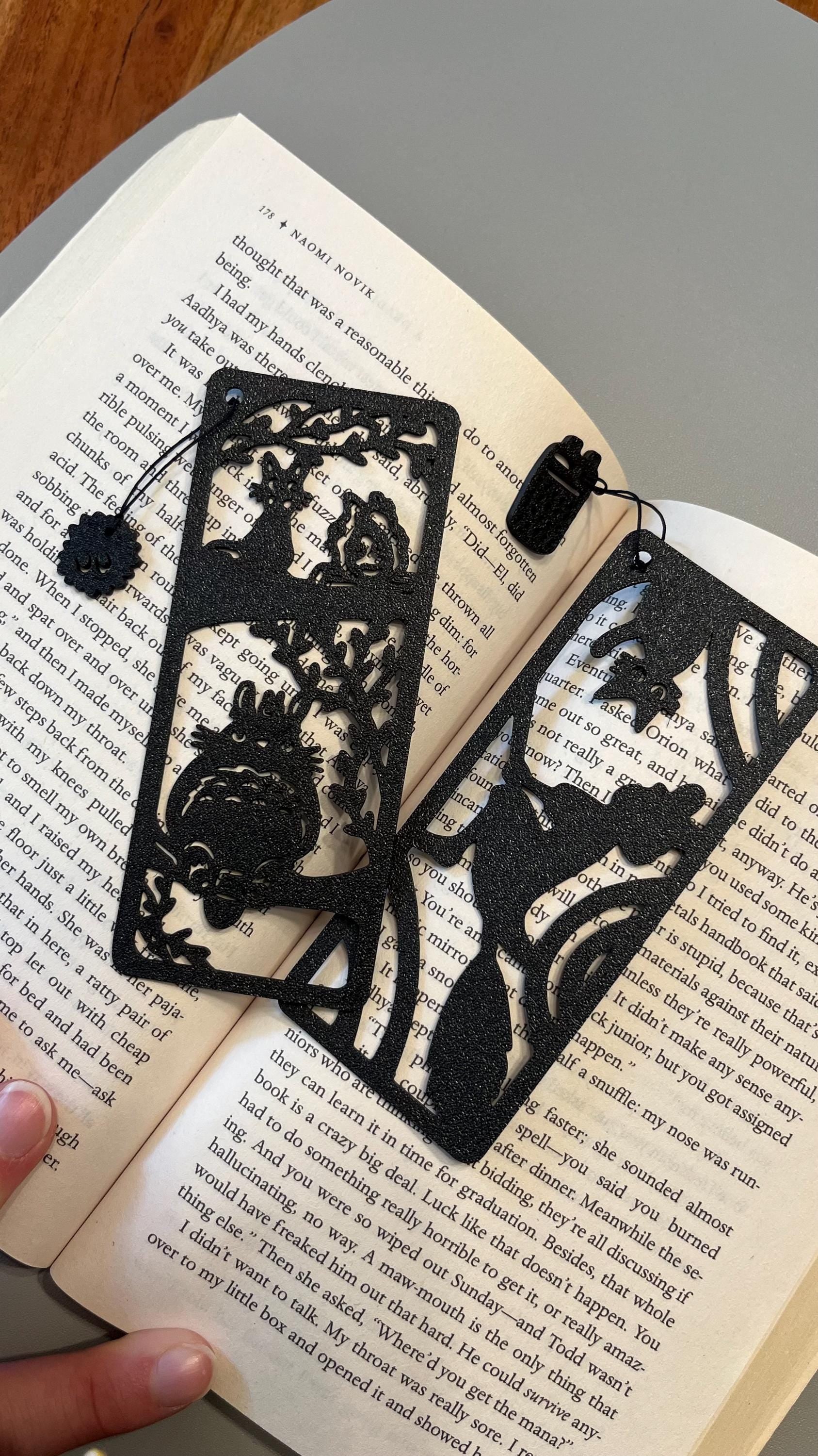 Studio Ghibli Bookmark with Charm - Totoro Kiki Spirited Away