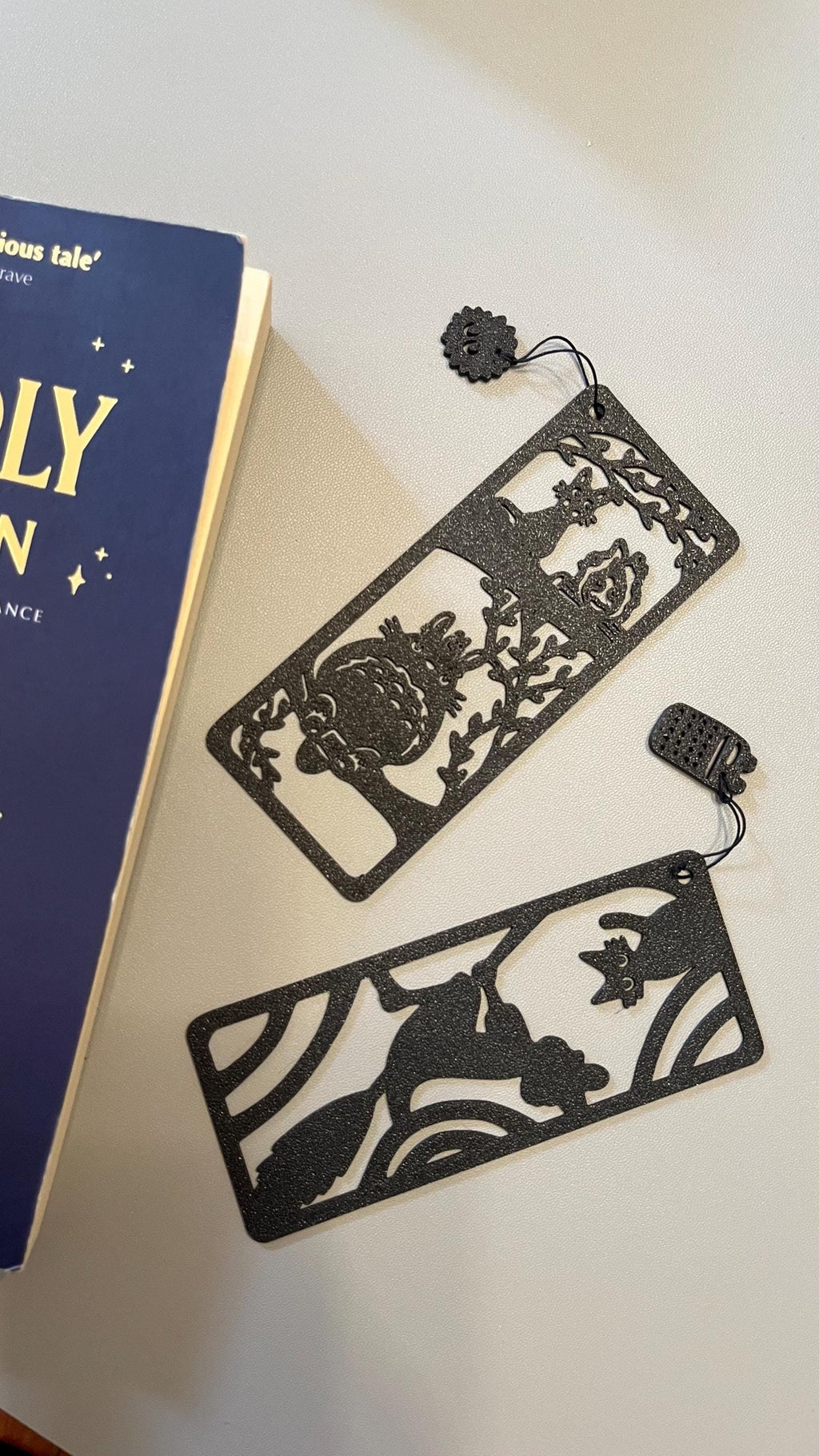 Studio Ghibli Bookmark with Charm - Totoro Kiki Spirited Away