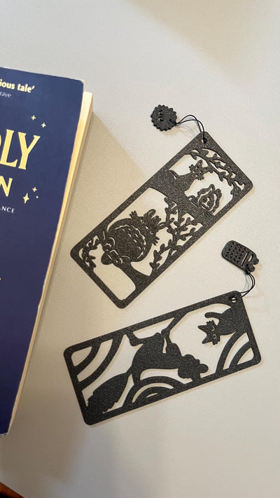 Studio Ghibli Bookmark with Charm - Totoro Kiki Spirited Away