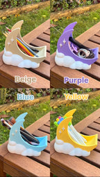 Luna Moon Desk Organizer: Makeup Brush Holder