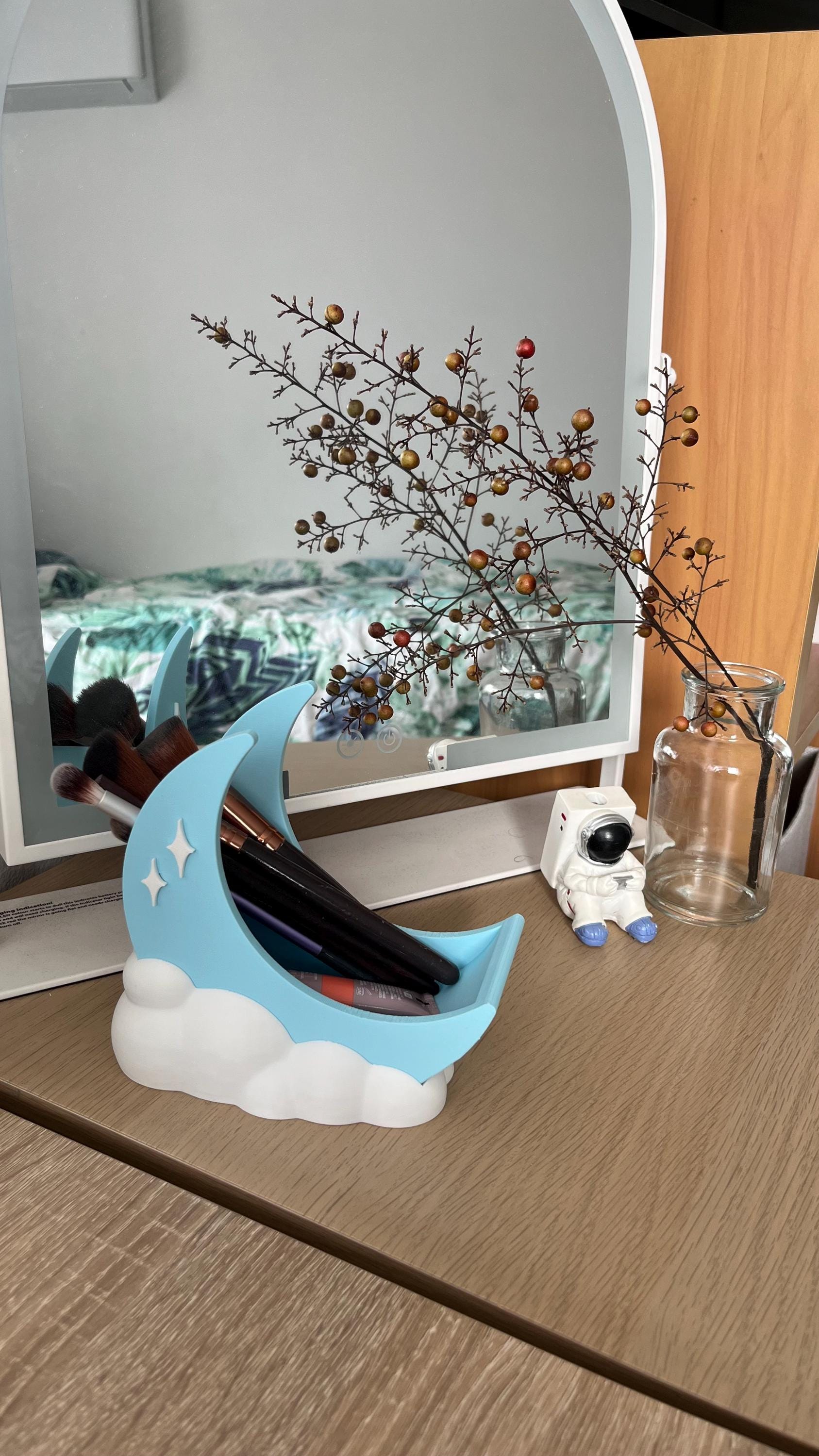 Luna Moon Desk Organizer: Makeup Brush Holder