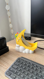 Luna Moon Desk Organizer: Makeup Brush Holder