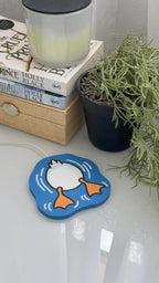 Magsafe Charger Decorative Cover - Goose Butt - Bedside Table