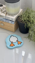 Magsafe Charger Decorative Cover - Goose Butt - Bedside Table