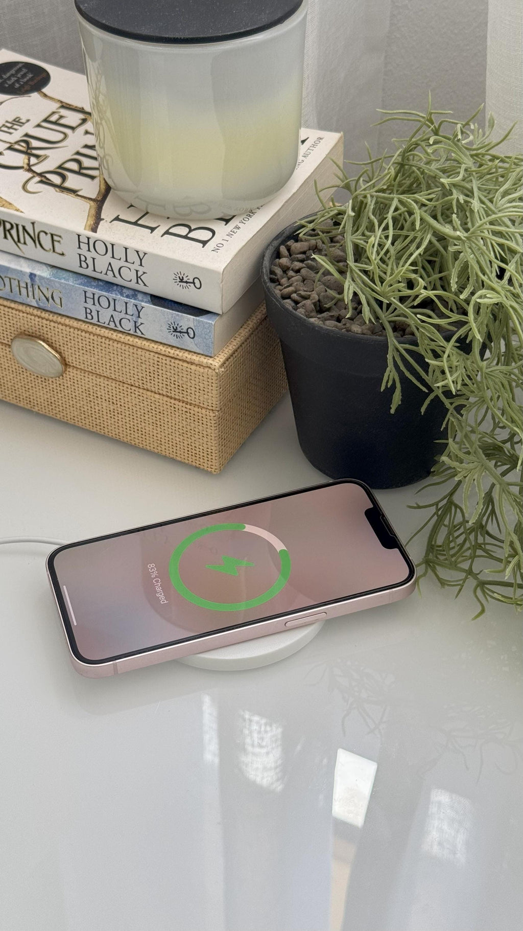 Magsafe Charger Simple Cover - Plain - Bedside Table