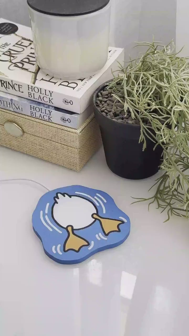 Magsafe Charger Decorative Cover - Goose Butt - Bedside Table