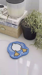 Magsafe Charger Decorative Cover - Goose Butt - Bedside Table