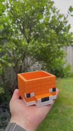 Minecraft Stationary Holders - Llama, Fox - Minecraft Movie Set | Retro Cozy Gaming | Kids videogame gift | Cute Office Table Decor