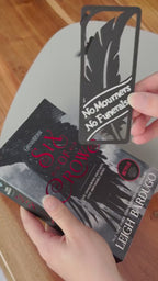 Six of Crows Bookmark with Charm - Gishaverse Fantasy Decor
