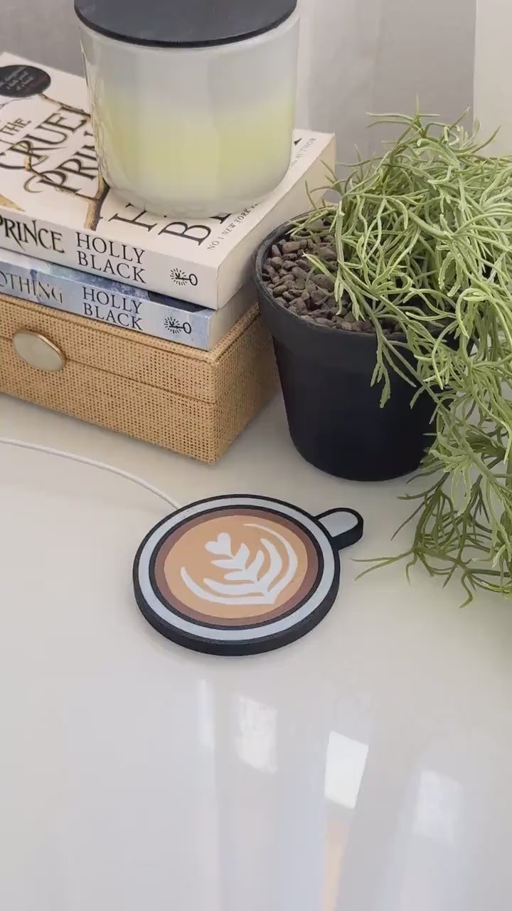Magsafe Charger Decorative Cover - Coffee Mug - Bedside Table
